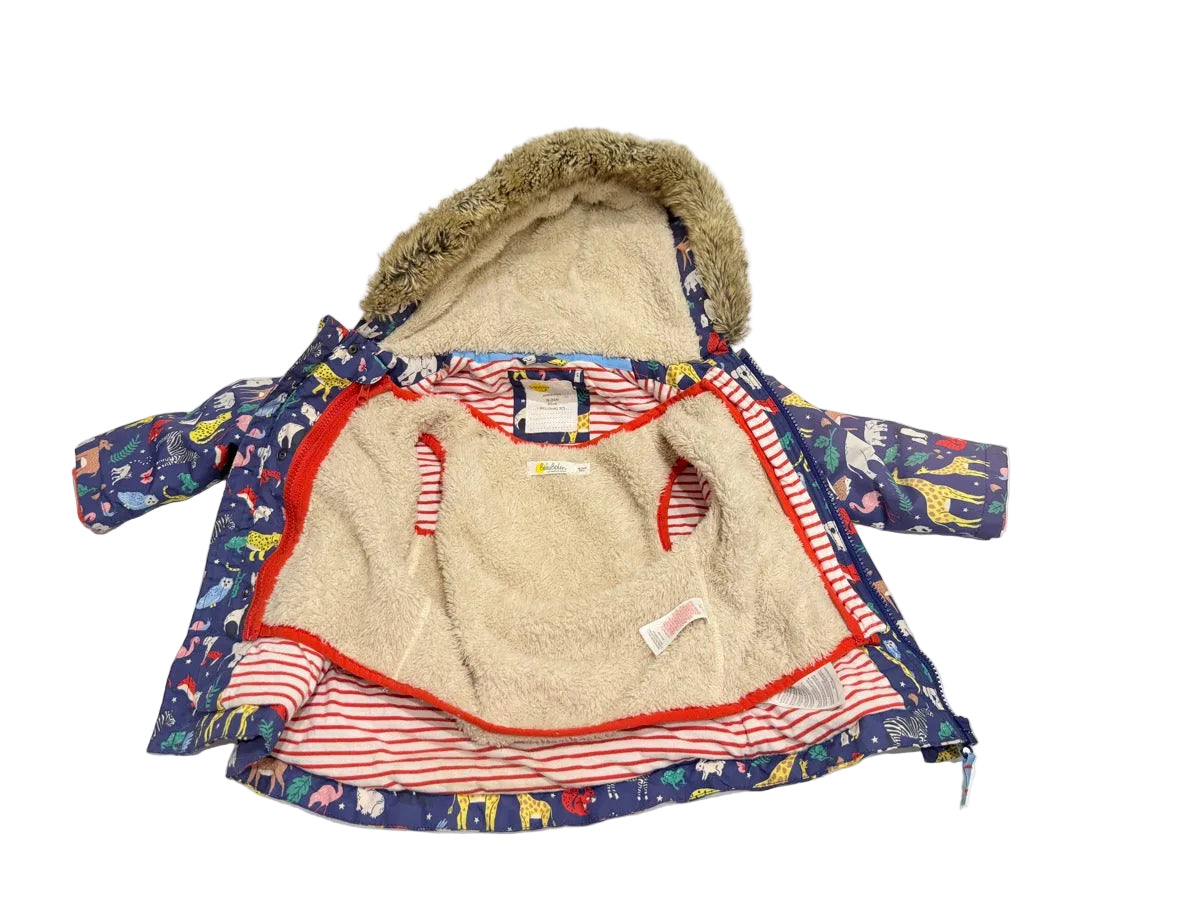 Jacket with Removable Vest Baby Boden Animal Print 18-24M