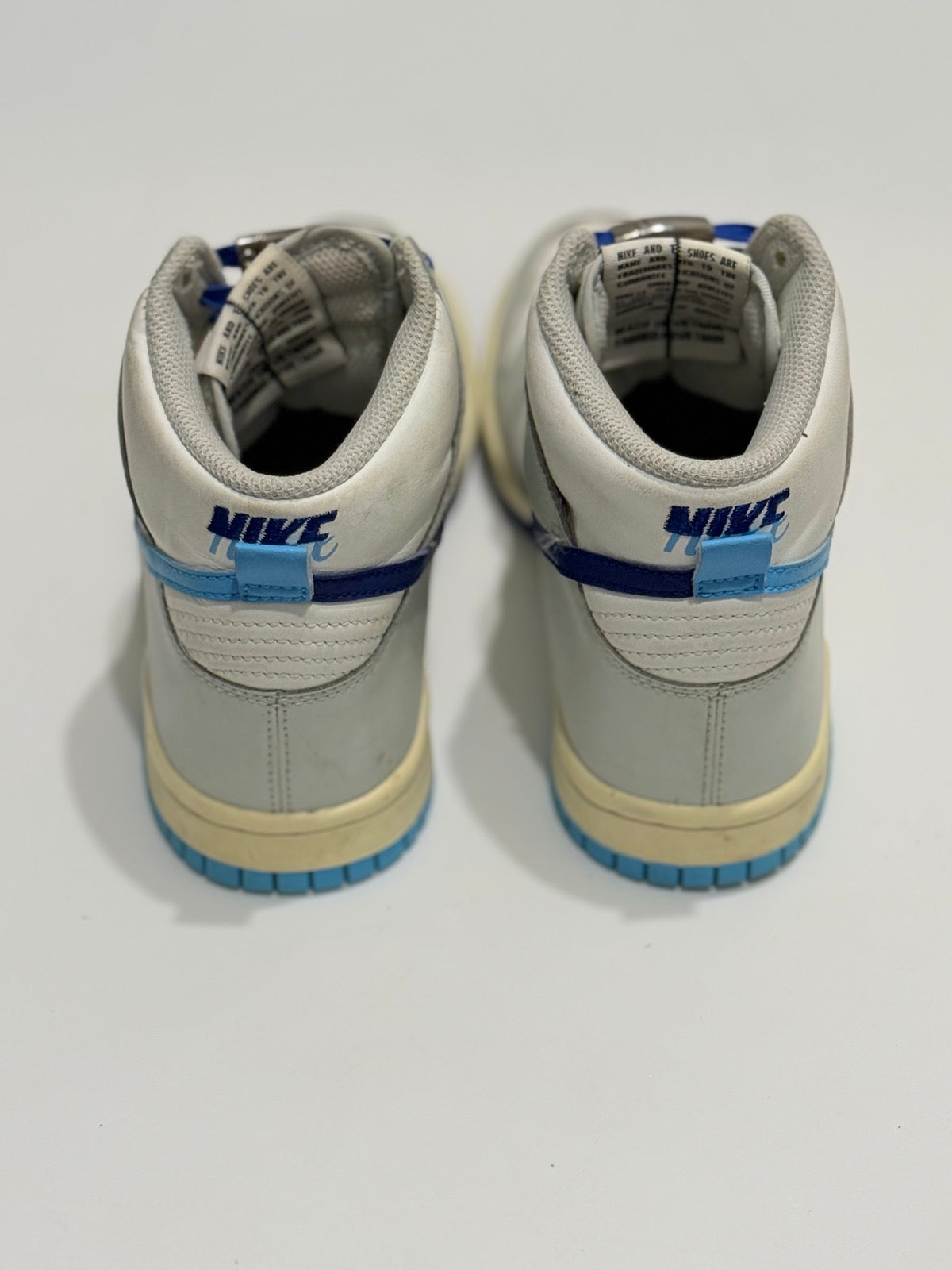 Nike Dunk High Gray Blue Kids Size 12C
