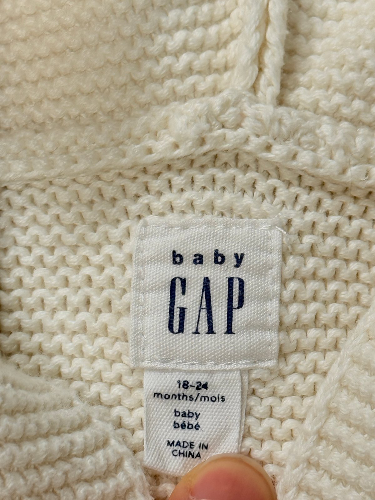 baby Gap Unicorn Hooded Cardigan 18-24M