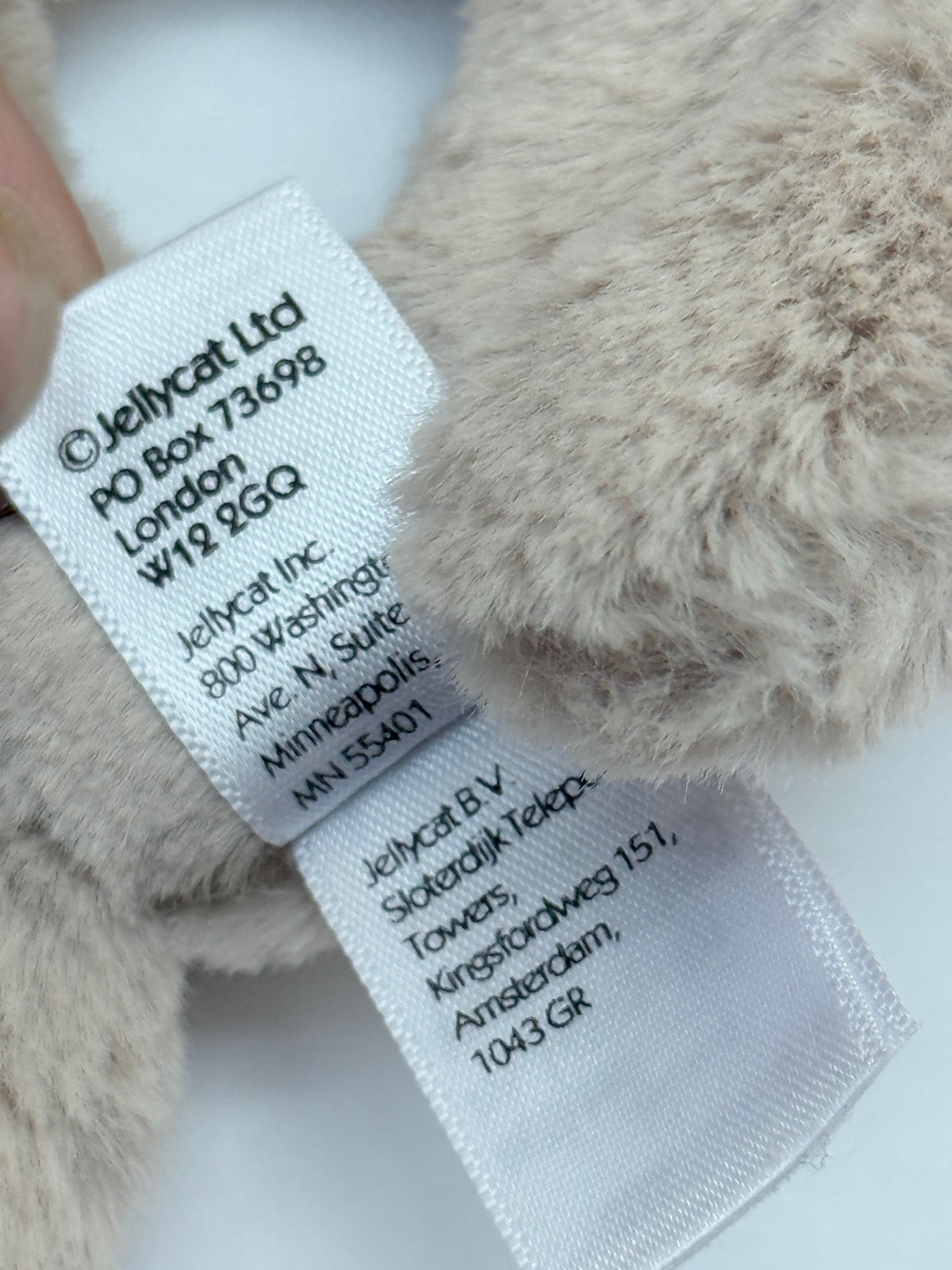Jellycat Bashful Beige Bunny Ring Rattle