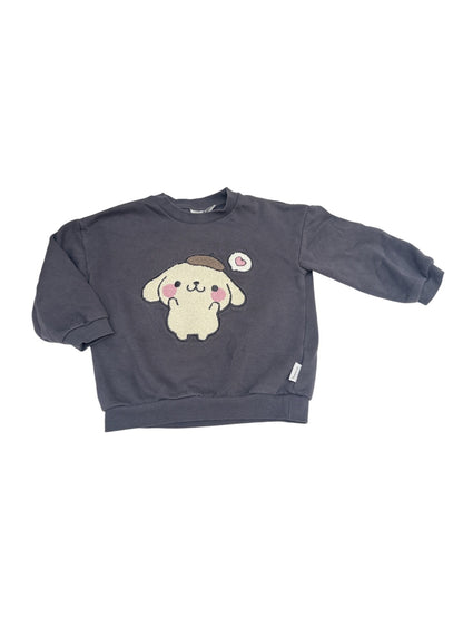 Pompompurin Grey Sweatshirt 3-4Y