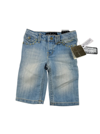 NWT - Baby Phat Girlz Light Wash Capri Jeans Size 4
