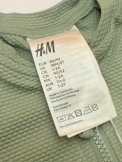 H&M Green One-Piece Swimsuit 1-2T