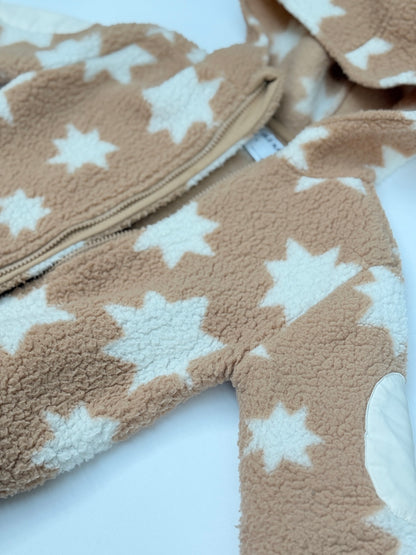 Old Navy Star Sherpa Zip Hoodie 4T