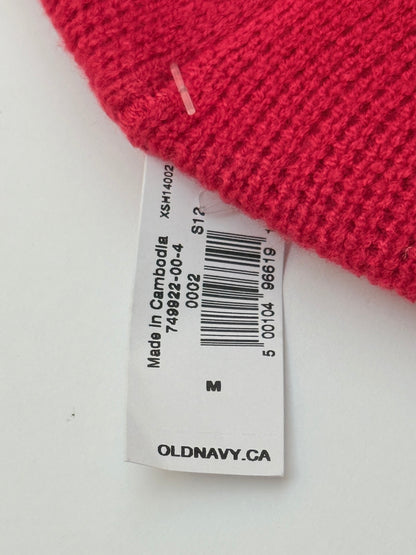 Old Navy Red Knit Beret Size M