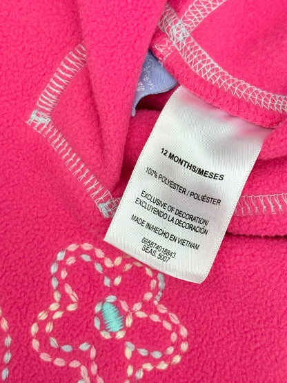 Disney Baby Minnie Mouse Pink Fleece Hoodie 12M