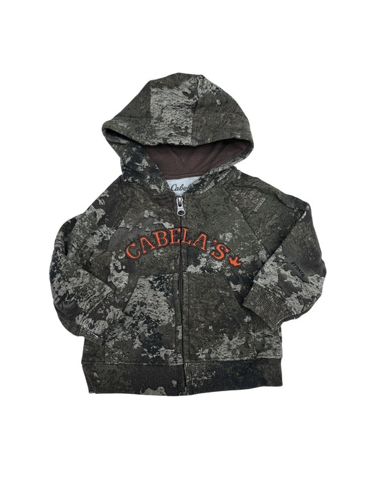 Cabela's Camo Zip Hoodie 12M