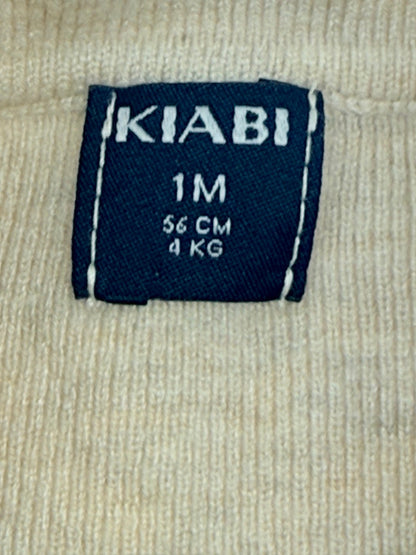 Kiabi Beige Knit Sweater Pants Set 1M