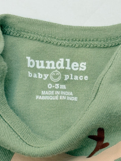 Bundles Baby Place Reindeer Bodysuit 0-3M