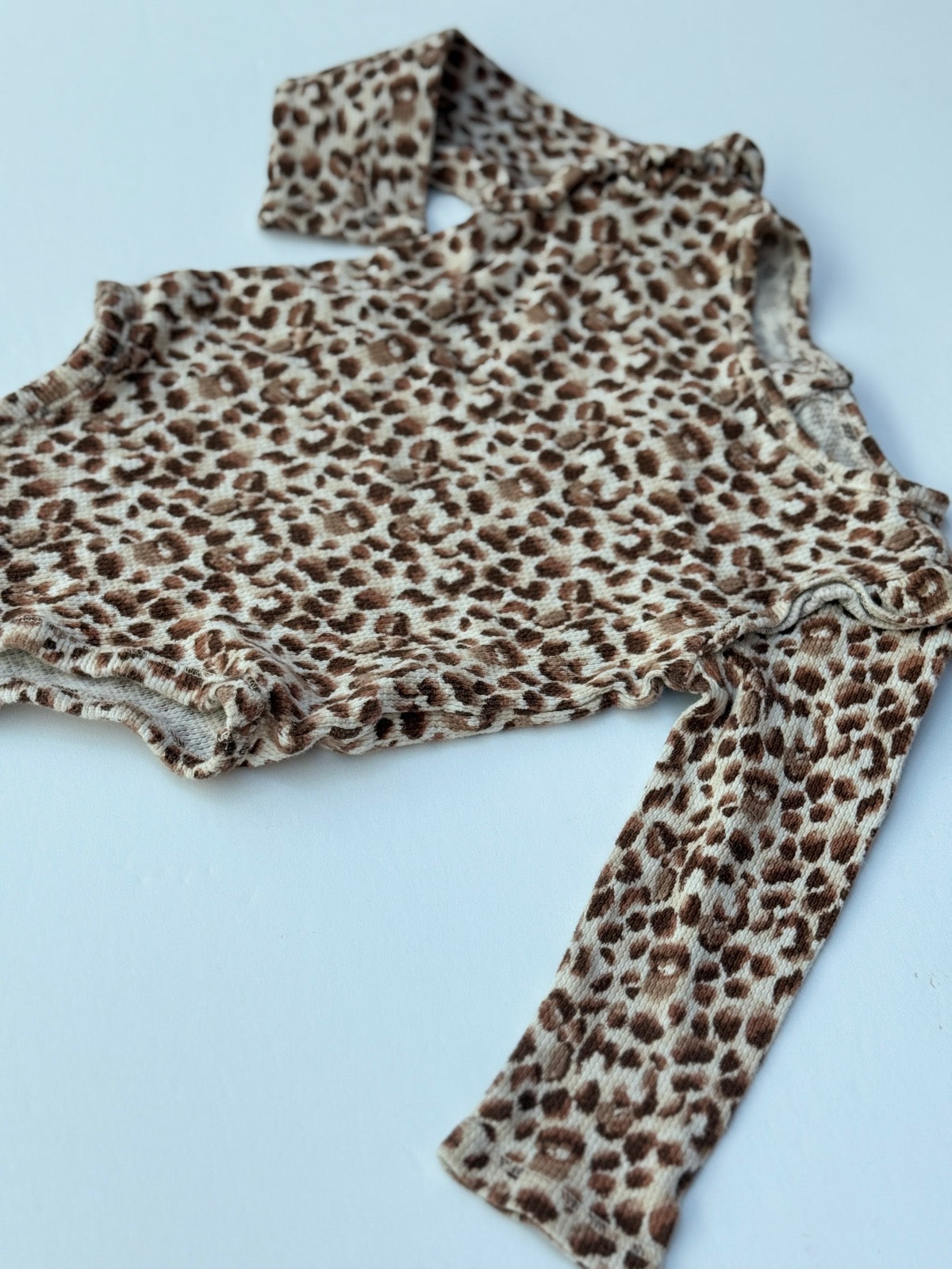 Old Navy Leopard Print Bodysuit 12-18M