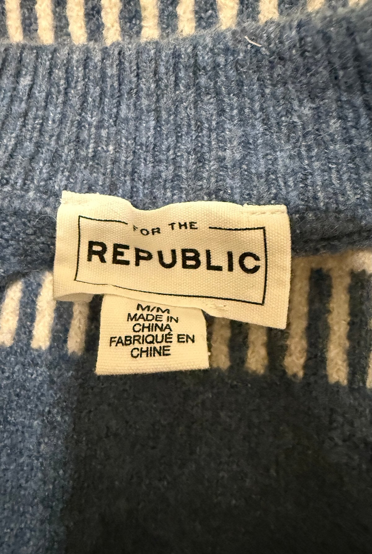 For The Republic Fair Isle Sweater Size 12-14Y
