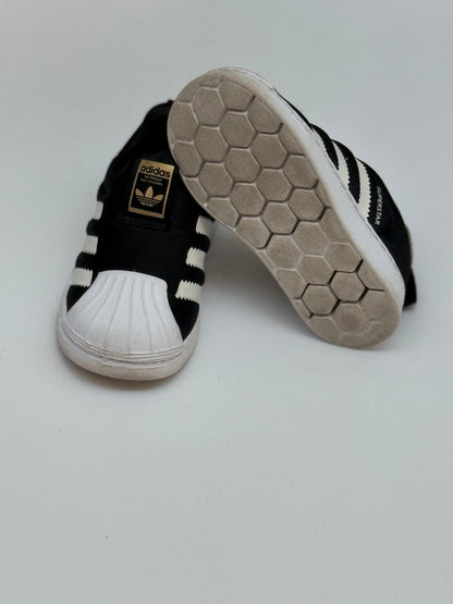 Adidas Superstar 360 Black Slip-On Size 6K
