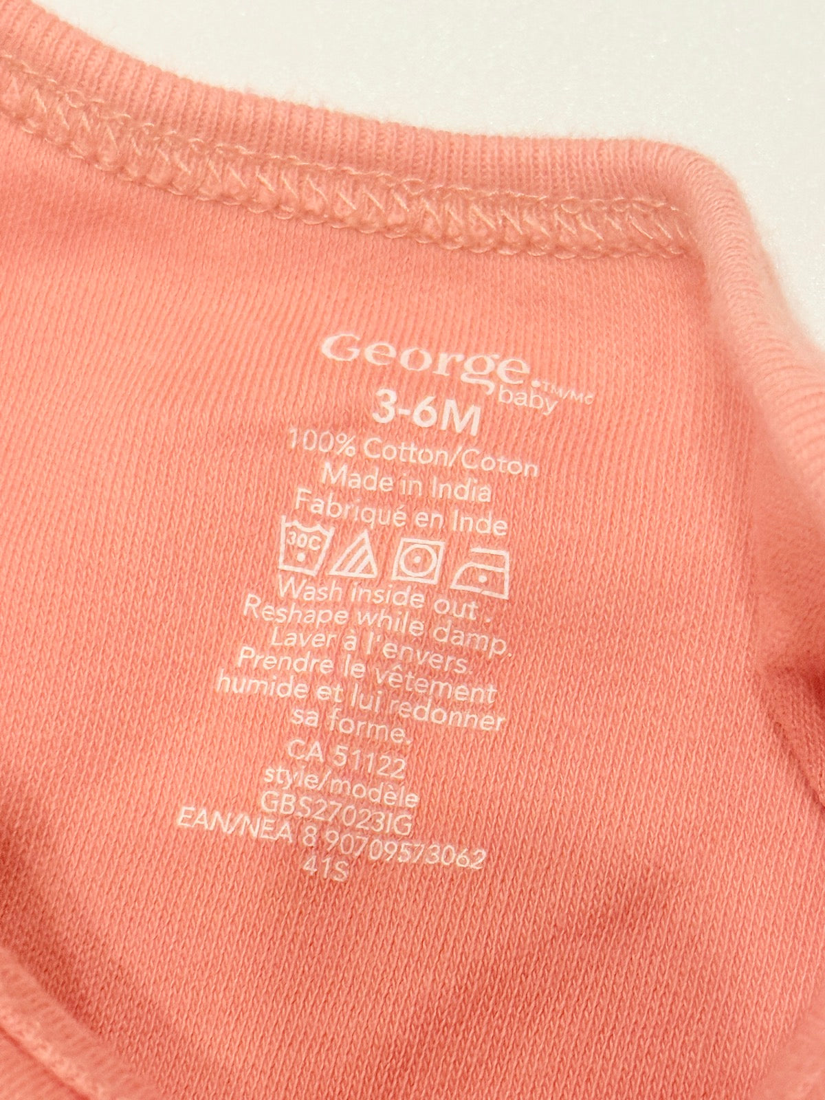 George Baby Be Kind Bodysuit 3-6M
