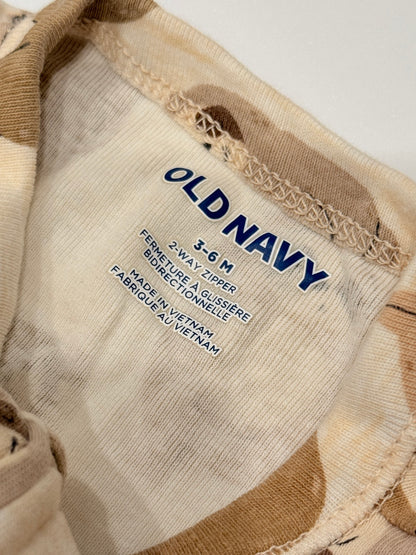 Old Navy Sloth Footed Sleeper 3-6M