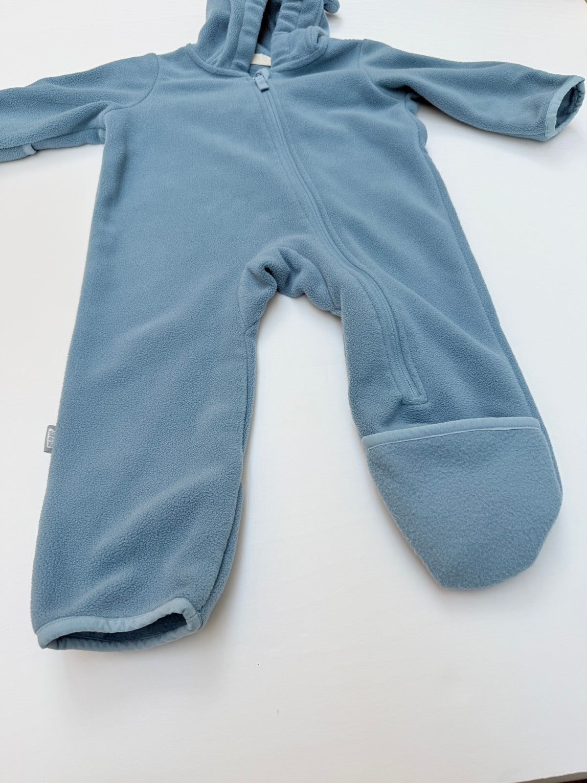 Jan & Jul Fleece Bear Hood Snowsuit 12-18M