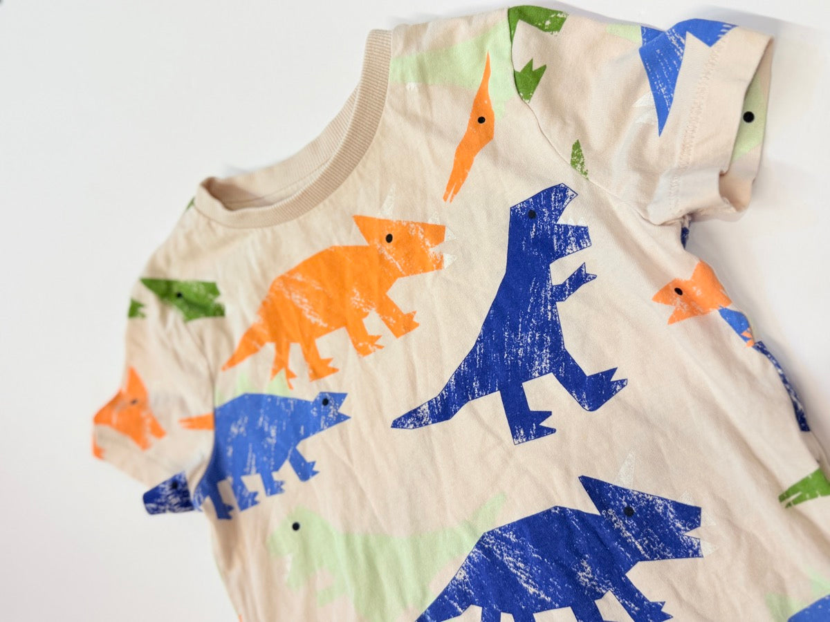 M&S Originals Dinosaur T-Shirt 3-4Y
