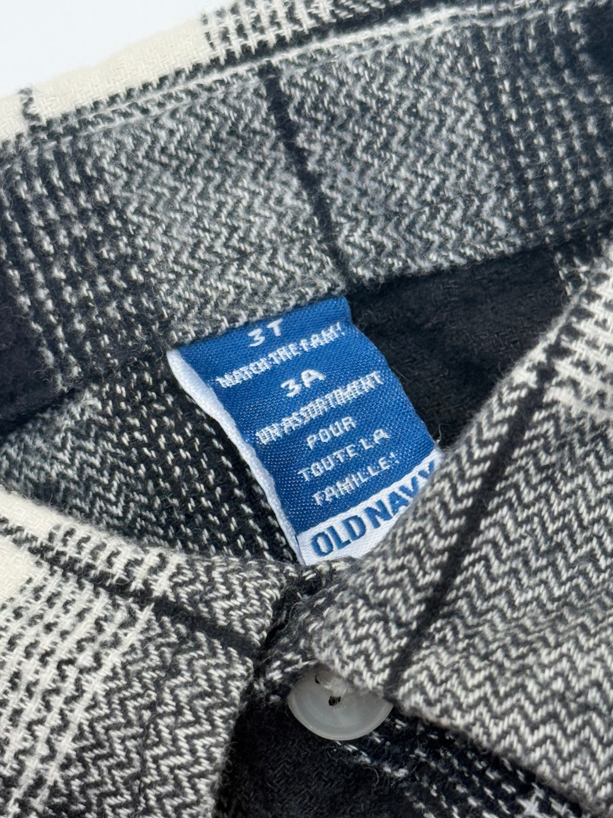 Old Navy Plaid Flannel Shirt 3T