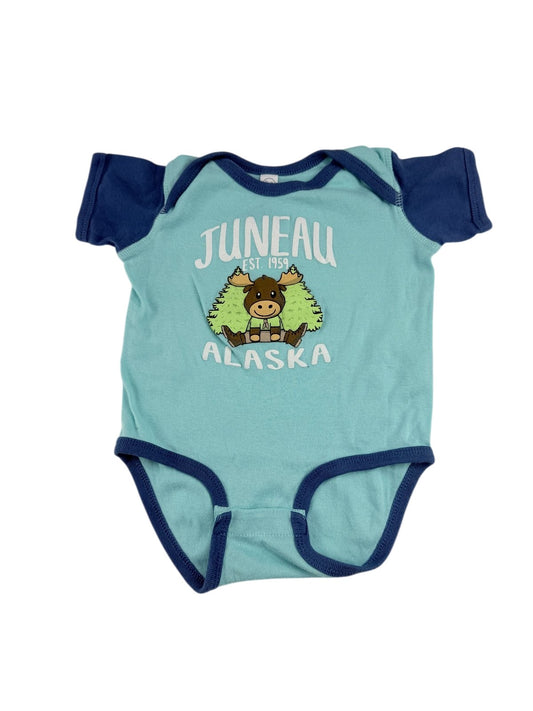Rabbit Skins Juneau Alaska Moose Bodysuit 18M
