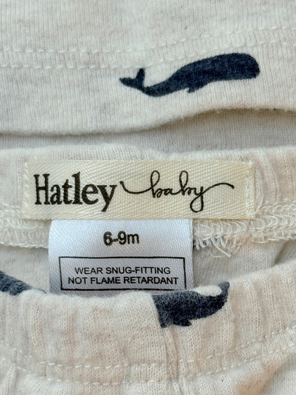 Hatley Baby Whale Print Pajama Set 6-9M