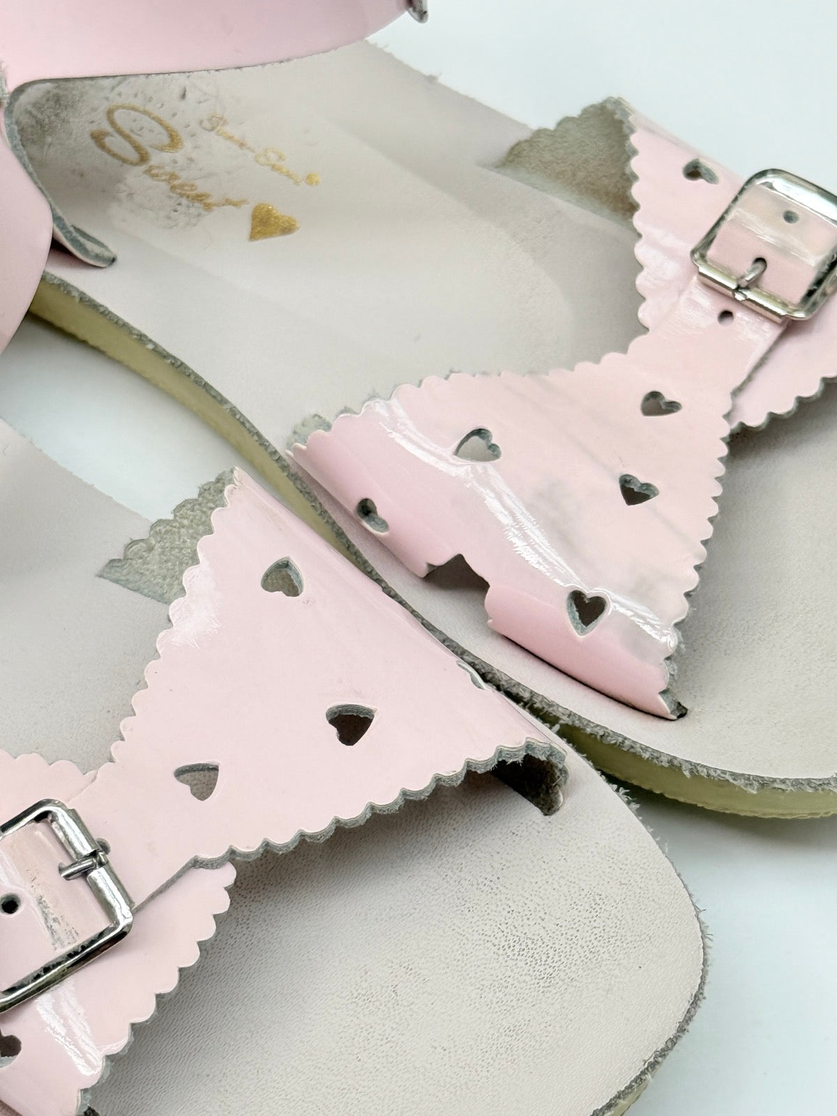 Salt Water Sweetheart Pink Patent Sandal Size 12