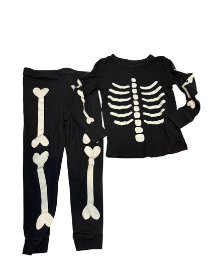 Joe Fresh Skeleton Pajama Set Size 4