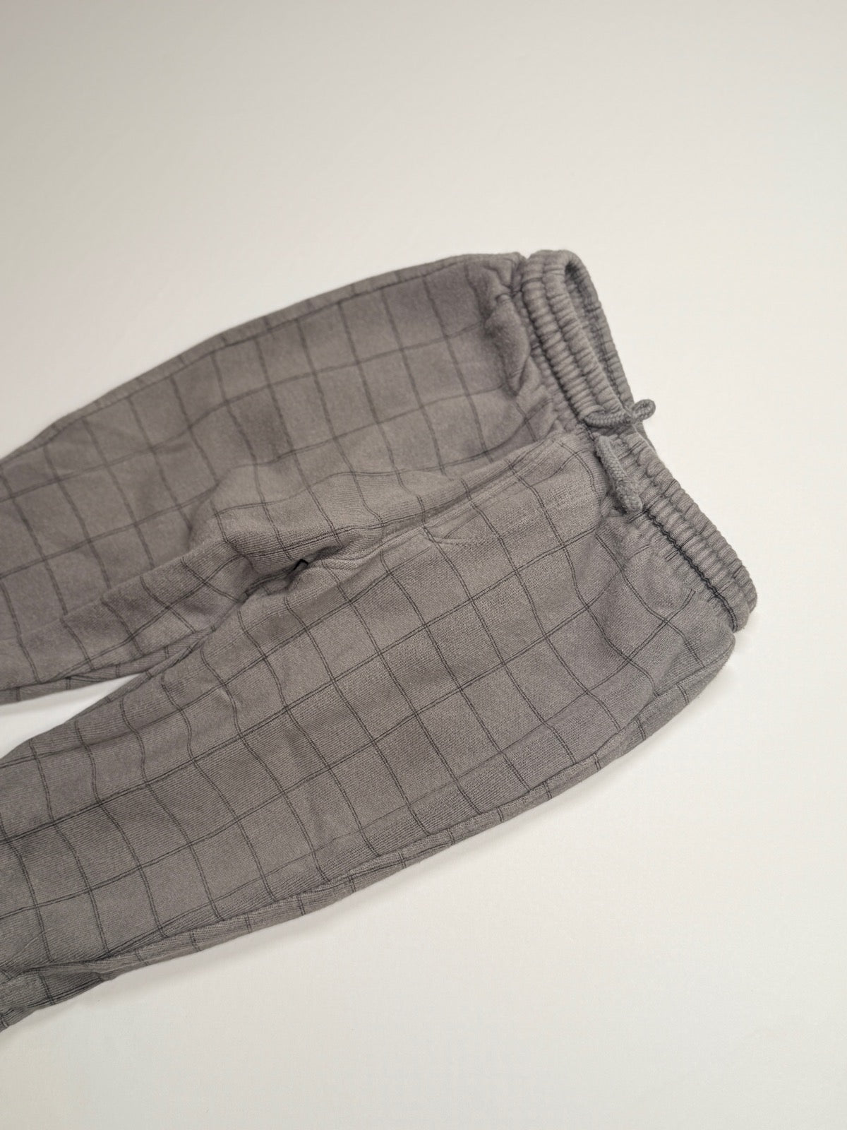 Zara Gray Grid Jogger Pants 18-24m