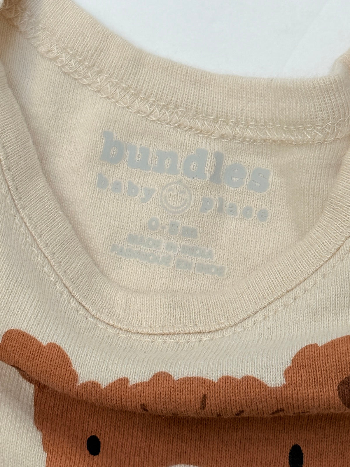 Bundles Baby Place Bear Bodysuit 0-3M