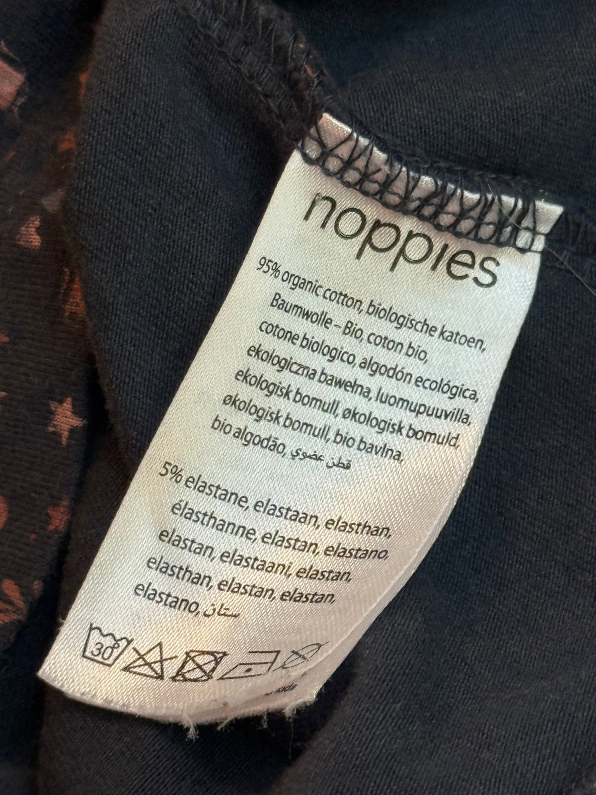 Noppies Dark Floral Dress Size 4-6m