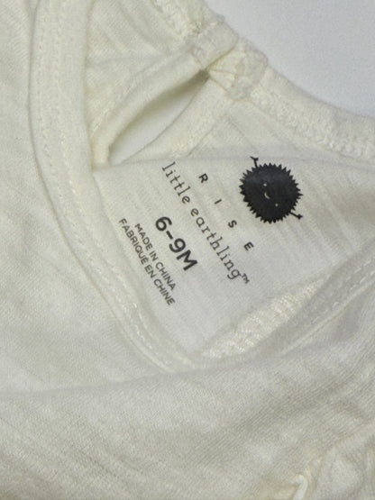 Rise Little Earthling Cream Flutter Bodysuit 6-9M