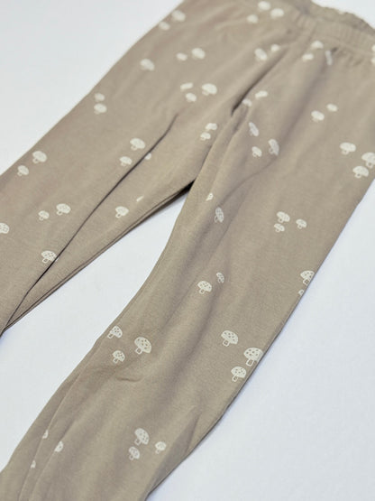 Little & Lively Mushroom Print Leggings 3T