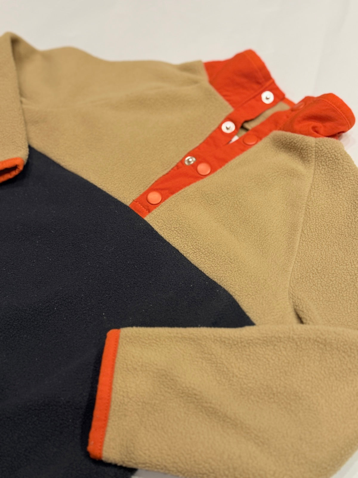 Old Navy Colorblock Fleece Snap Pullover 3T