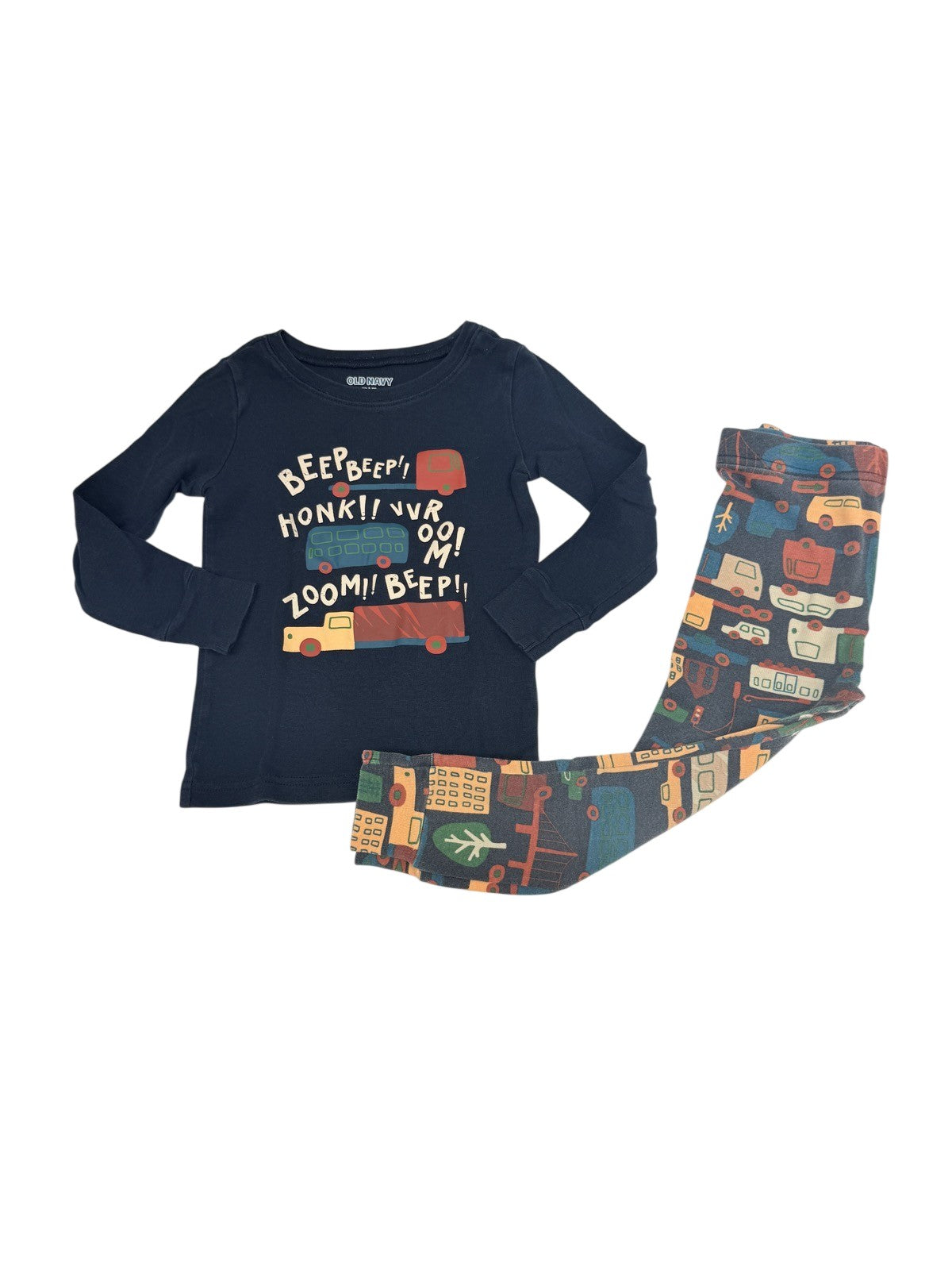Old Navy Vehicles Long Sleeve Tee Set 3T