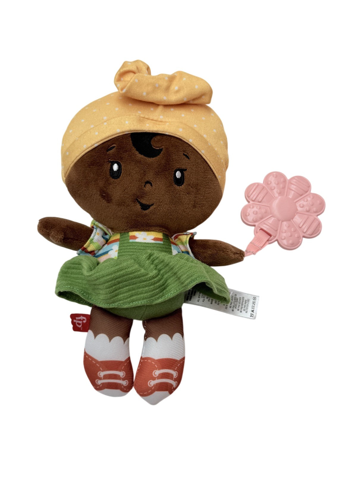 Fisher-Price Plush Doll with Flower Teether Toy
