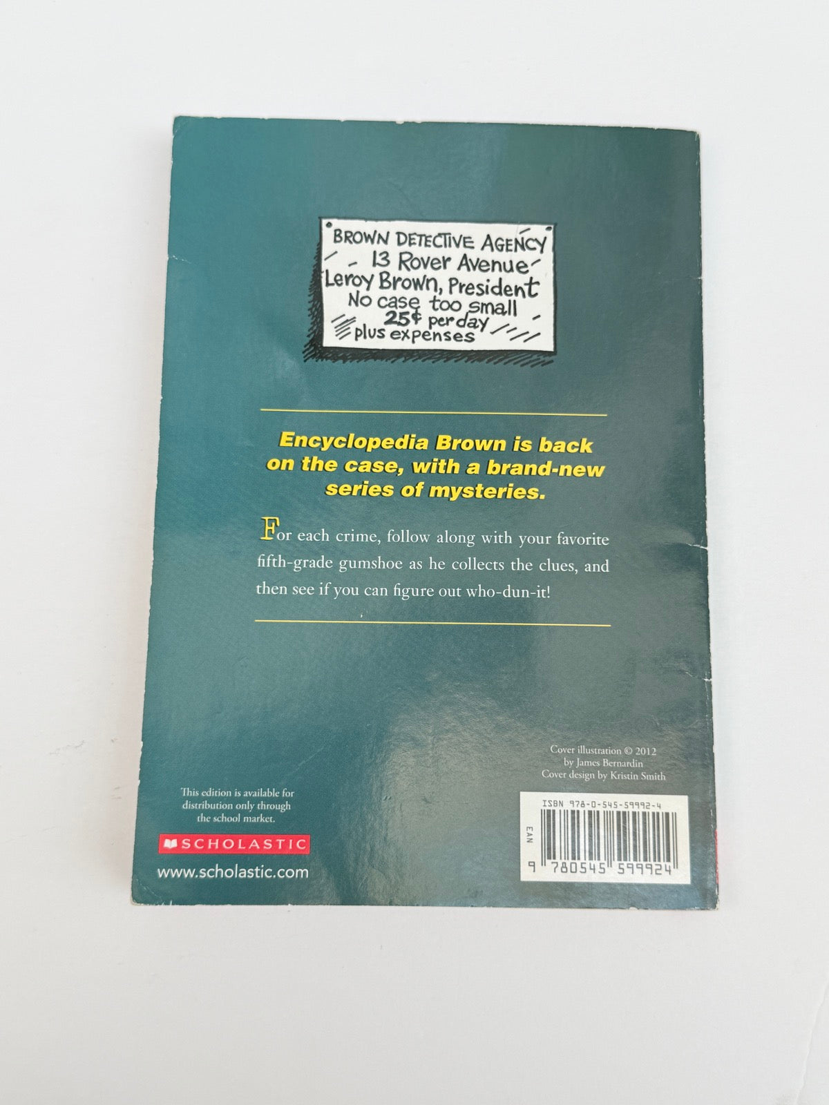 Donald J. Sobol Encyclopedia Brown Soccer Scheme