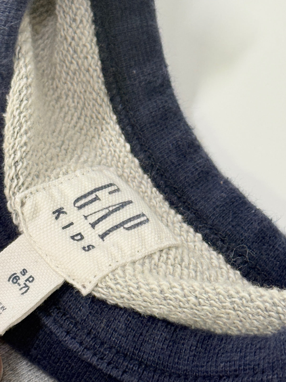 Gap Kids Gray Logo Zip Hoodie Size 6-7