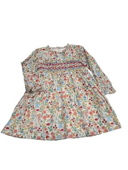Mini Boden Fairy Floral Smocked Dress 4-5Y