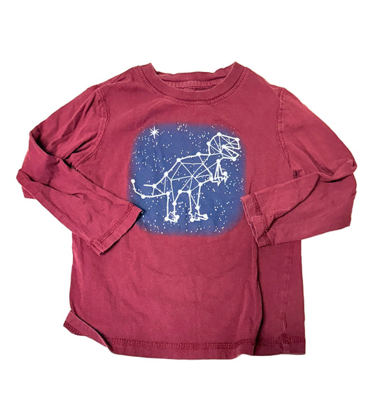 George Dinosaur Long Sleeve Shirt – Size 4T | 100% Cotton