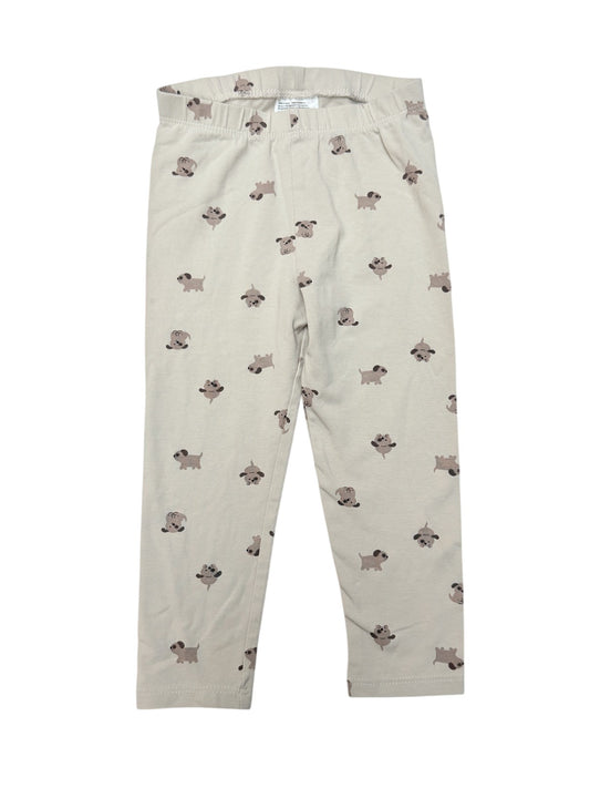 H&M Dog Print Leggings 2T