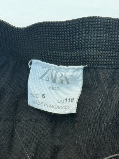 Zara Kids Black Tiered Tulle Skirt 6Y