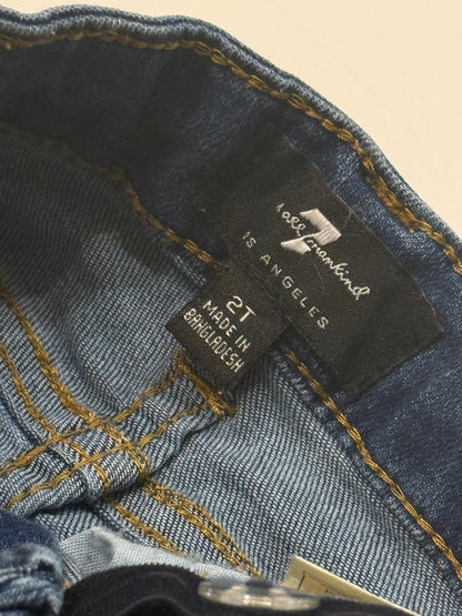 7 For All Mankind Denim Skinny Jeans 2T