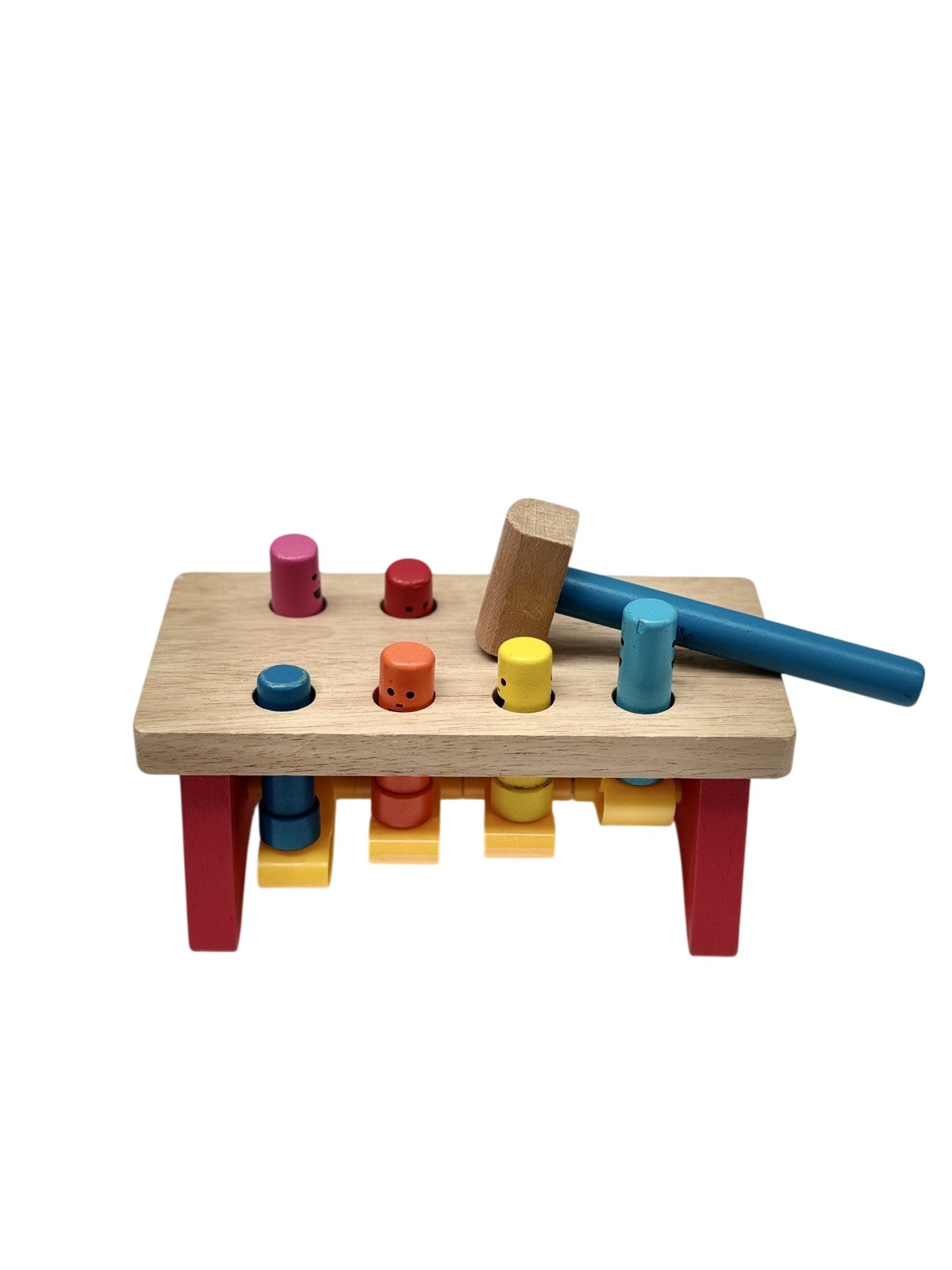 Wooden Pounding Bench Hammer Toy