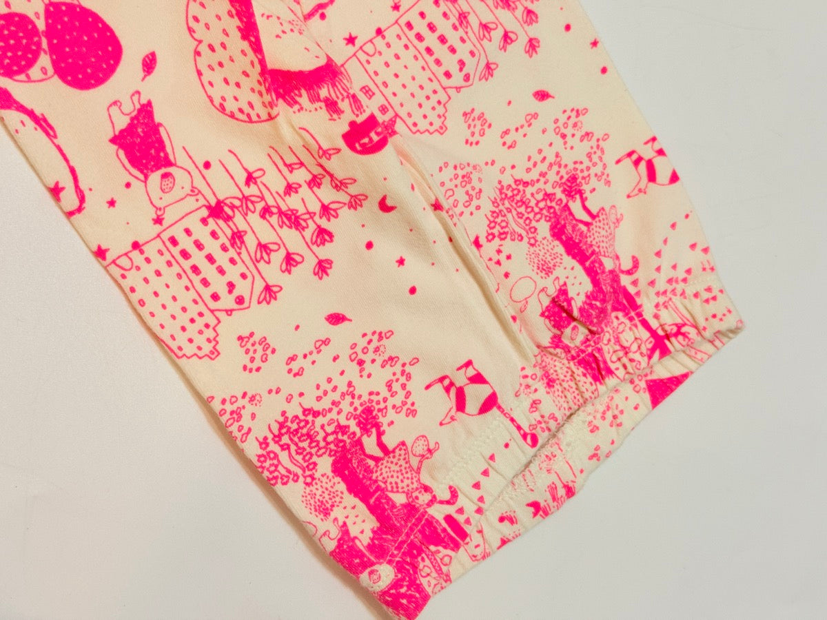 Baby Gap Pink Print Leggings 0-3M