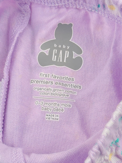 NWT - baby GAP Daisy Floral Leggings 0-3M