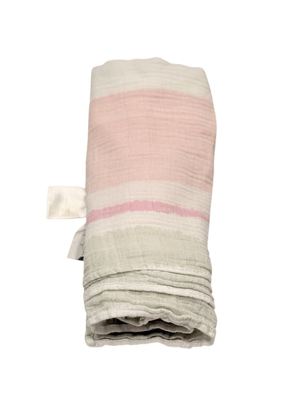 Aden + Anais Muslin Swaddle Blanket Pink Stripe