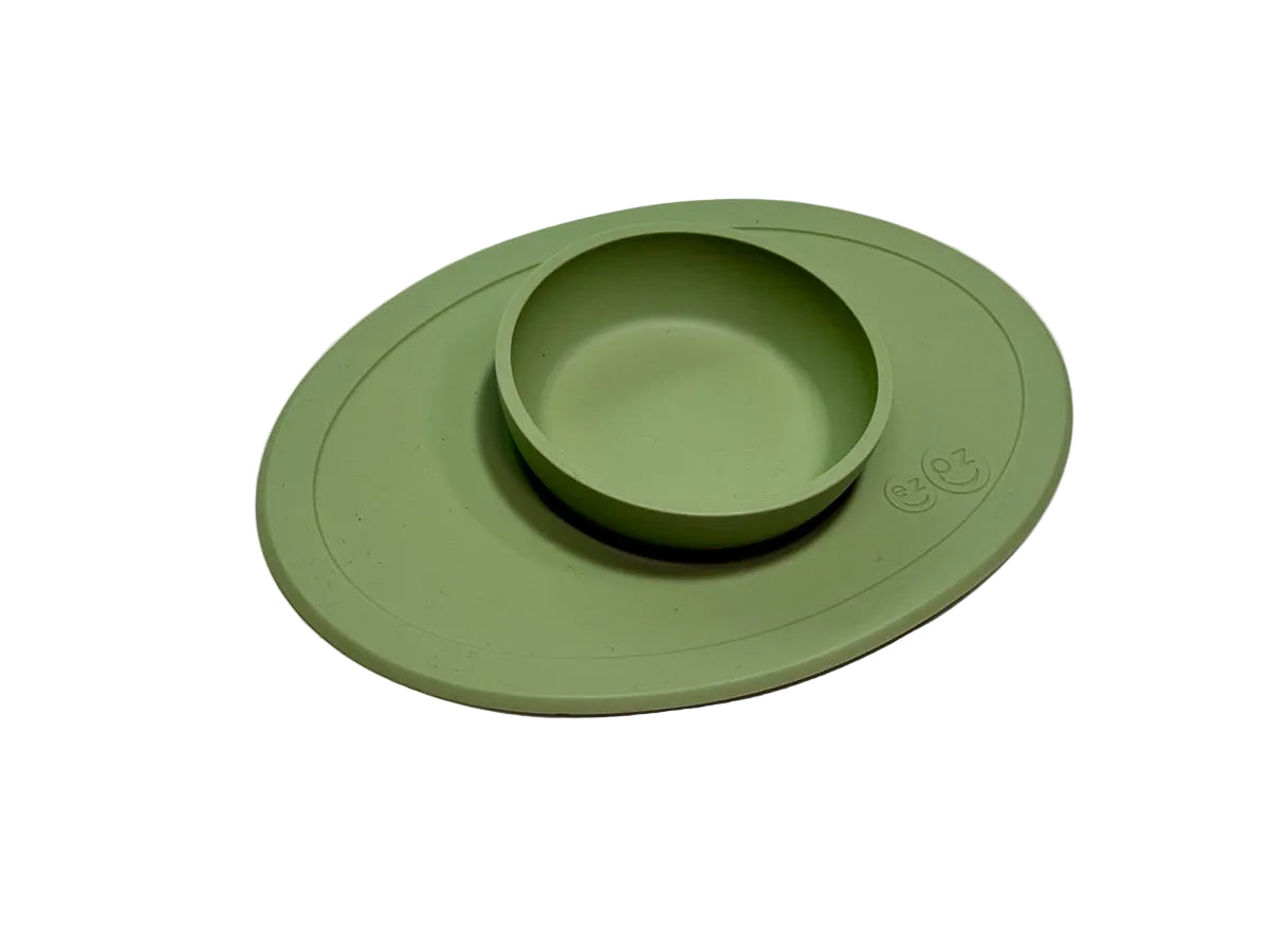 ezpz Tiny Bowl with Placemat Sage