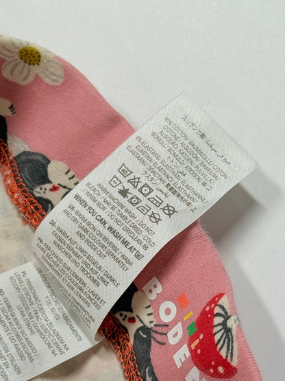 Boden Cat Print Pink Leggings 5-6Y