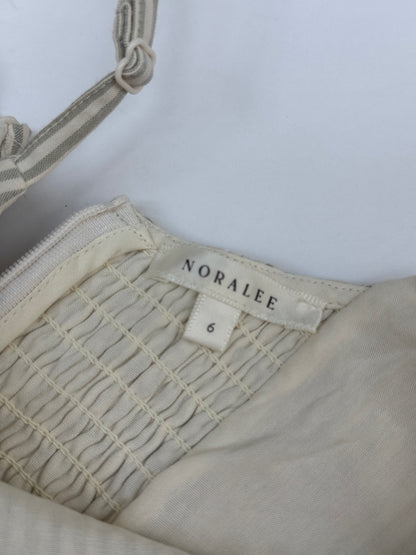 Noralee Striped Seersucker Bow Dress Size 6
