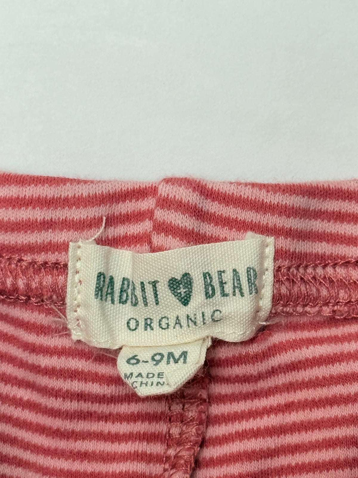 Rabbit + Bear Organic Striped Joggers 6-9M