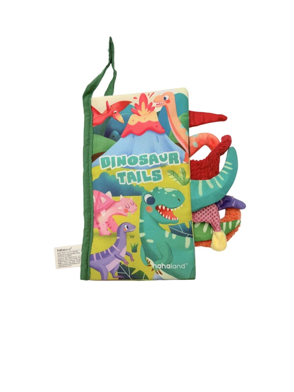 Hahaland Dinosaur Tails Baby Cloth Book