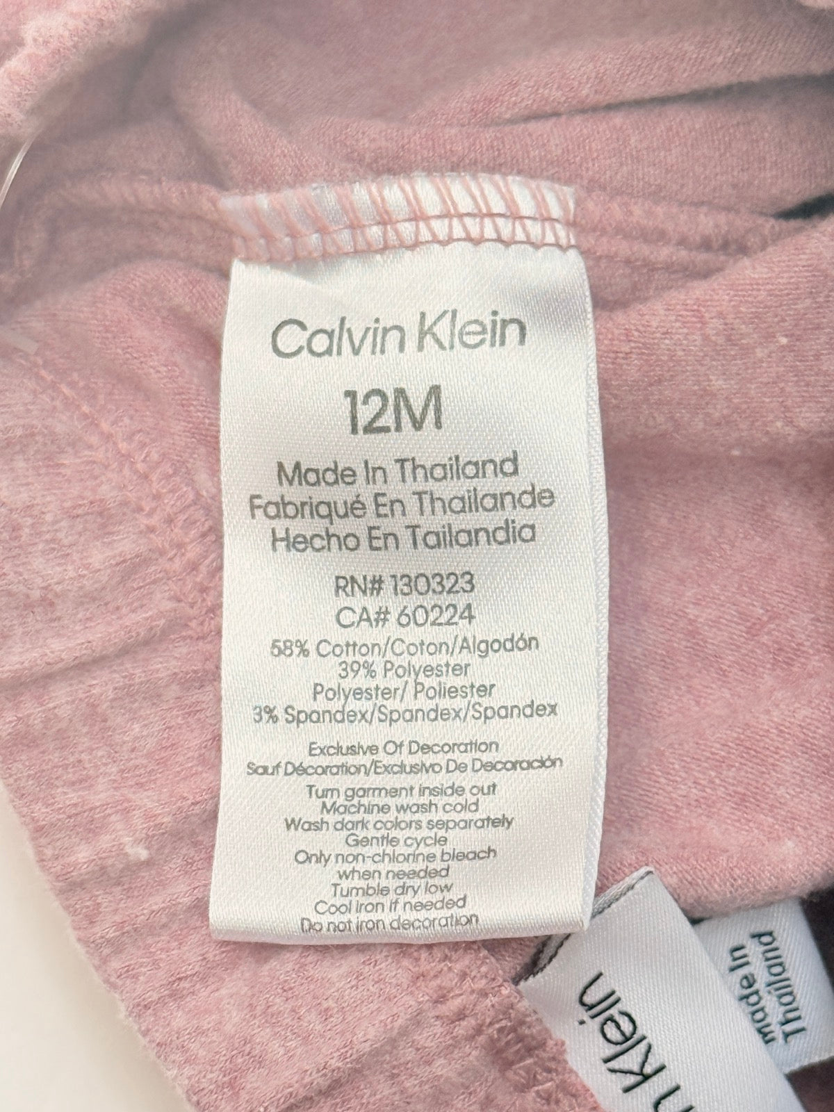 Calvin Klein Pink Jogger Sweatpants 12M